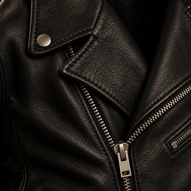 The Borough — close concept study: collar, zip line and stitching
